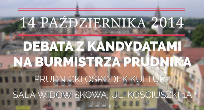 Debata kandydatów na burmistrza już 14 października!